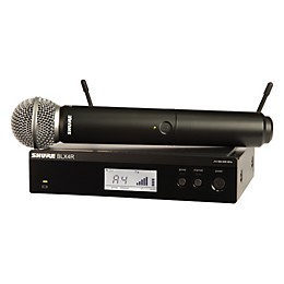Shure BLX24R/SM58 Wireless System With Rackmountable Receiver and SM58 Microphone Capsule Band H8