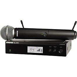 Shure BLX24R/SM58 Wirele... Shure BLX24R/SM58 Wireless System With Rackmountable Receiver and SM58 Microphone Capsule Band H9