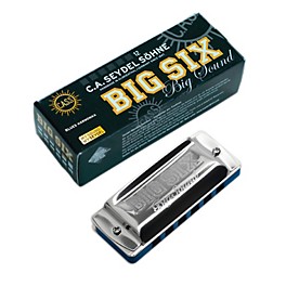 SEYDEL BIG SIX BLUES Harmonica G Black SEYDEL BIG SIX BLUES Harmonica Bb Sky