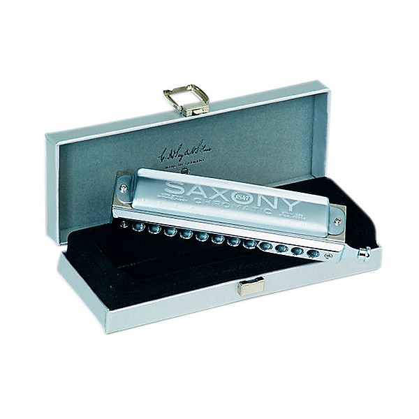 SEYDEL Chromatic SAXONY Harmonica Re-Tuned G Stainless Steel