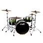 Crush Drums & Percussion Sublime E3 Maple 4-Piece Shell Pack High Gloss Lacquer with 26 Inch Bass Drum Green Sparkle Black Fade thumbnail