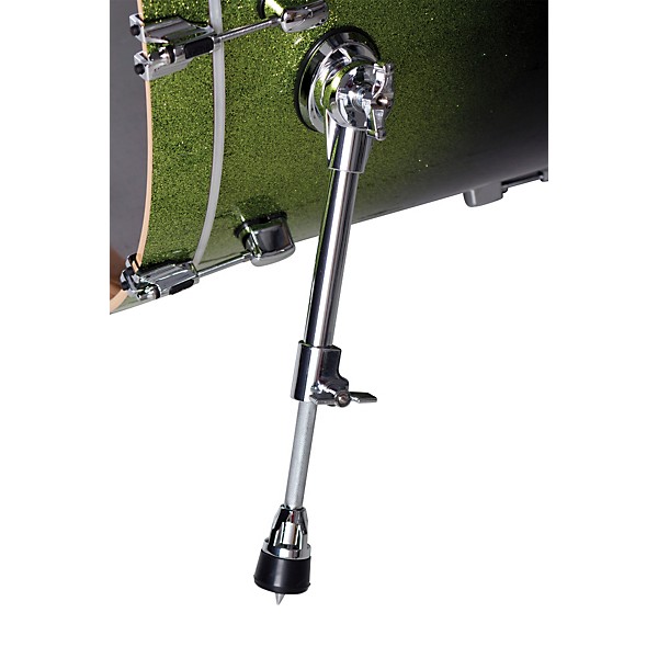 Crush Drums & Percussion Sublime E3 Maple 4-Piece Shell Pack High Gloss Lacquer with 26 Inch Bass Drum Green Sparkle Black...