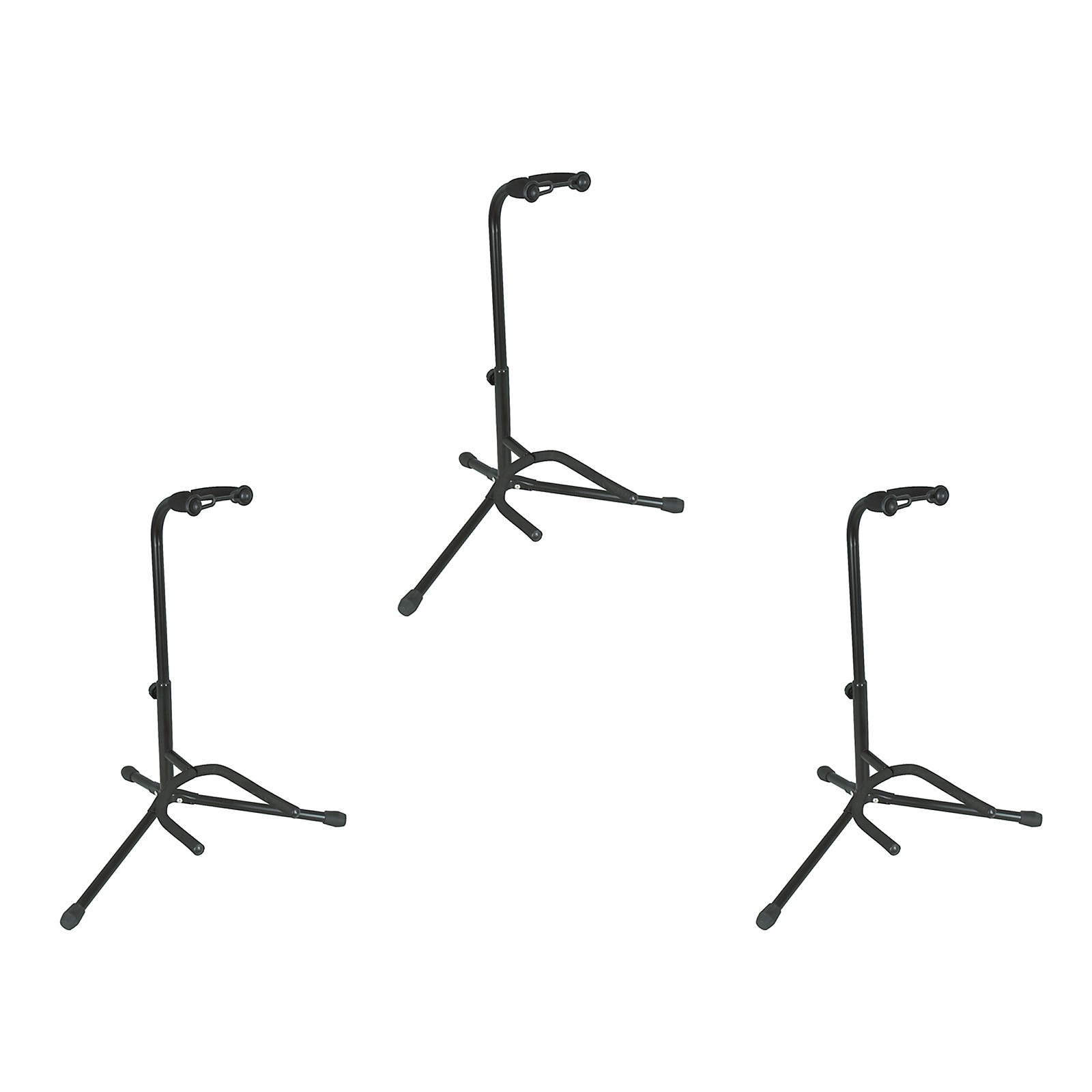 Musician's Gear Electric, Acoustic and Bass Guitar Stands (3Pack