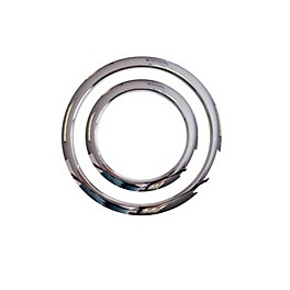 Gibraltar Port Hole Protector Black 4 in. Gibraltar Port Hole Protector Chrome 4 in.