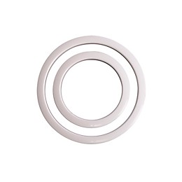 Gibraltar Port Hole Protector White 4 in.