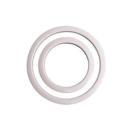 Gibraltar Port Hole Protector White 6 in.
