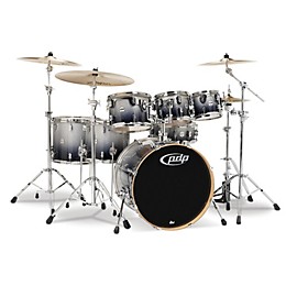 PDP by DW Concept Maple 7-Piece Shell Pack Silver to Black Fade