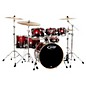 PDP by DW Concept Maple 7-Piece Shell Pack Red To Black Fade thumbnail