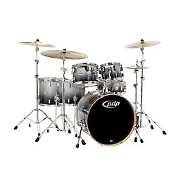 PDP by DW Concept Maple 6-Piece Shell Pack Silver to Black Fade