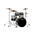 PDP by DW Concept Maple 5-Piece Shell Pack Pearlescent White PDP by DW Concept Maple 5-Piece Shell Pack Silver to Black Fade