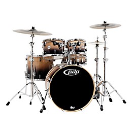 PDP by DW Concept Maple 5-Piece Shell Pack Natural to Charcoal Fade