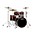 PDP by DW Concept Maple 5-Piece Shell Pack Pearlescent White PDP by DW Concept Maple 5-Piece Shell Pack Red To Black Fade