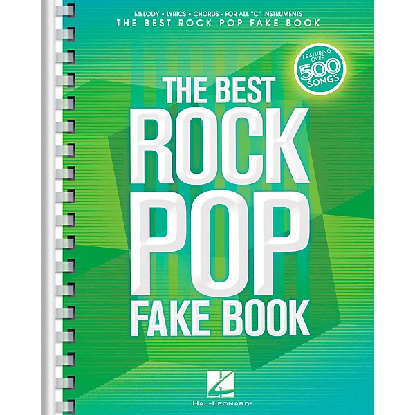 Hal Leonard The Best Rock Pop Fake Book - For C Instruments