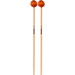 Innovative Percussion Marimba Rattan Vibraphone Mallets Orange Cord Medium Heavy