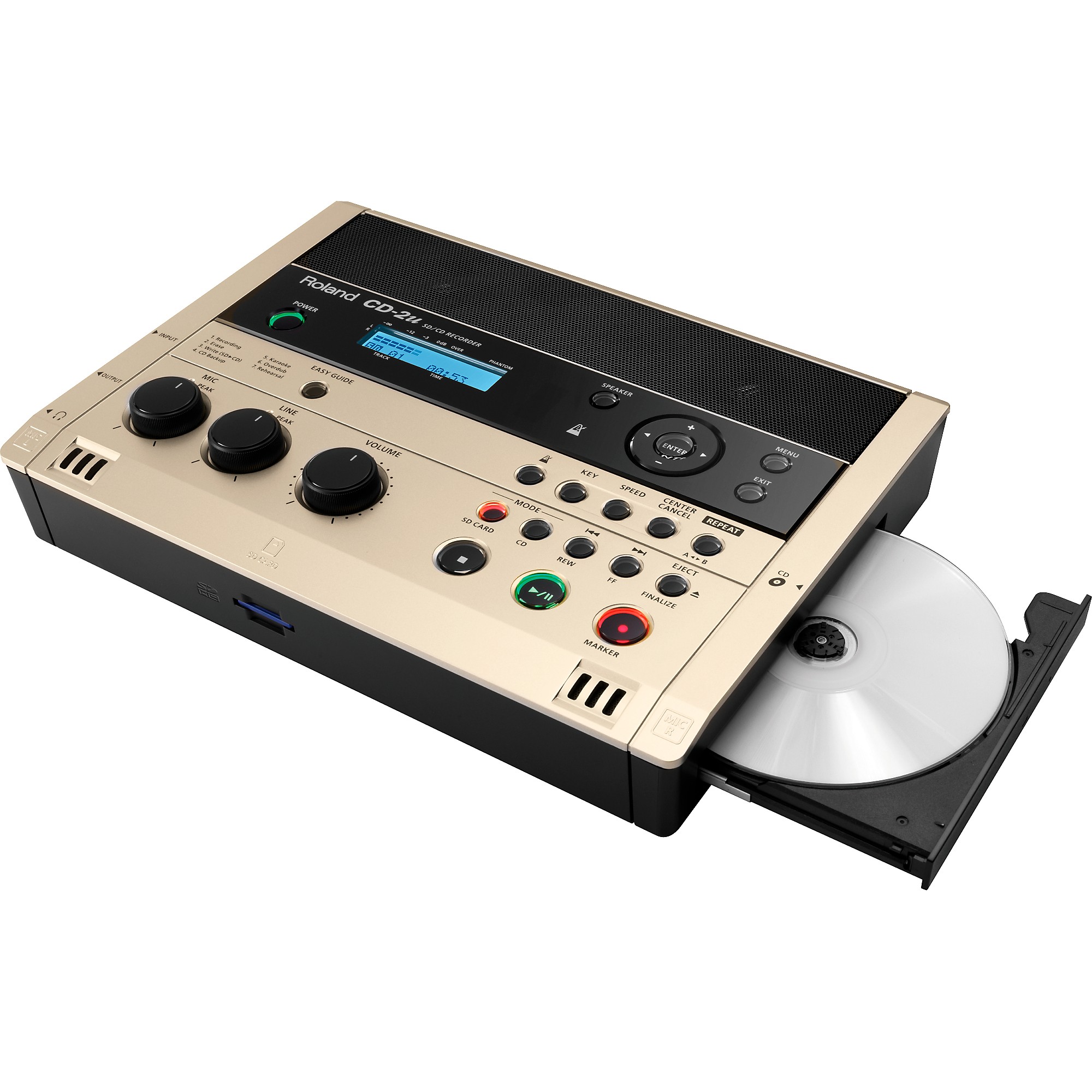 Open Box Roland CD-2u SD/CD Recorder 190839068217 | Guitar