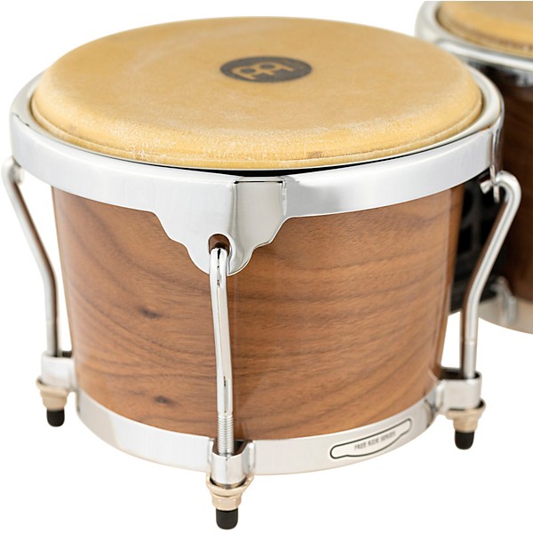 MEINL Radial 5-Ply Wood Construction Bongos High Gloss Walnut 6.75 & 8 in.