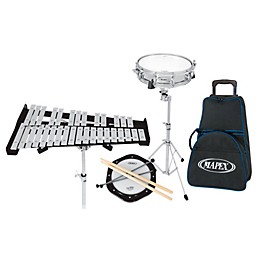 Mapex Backpack Snare Drum and Bell Percussion Kit with Rolling Bag