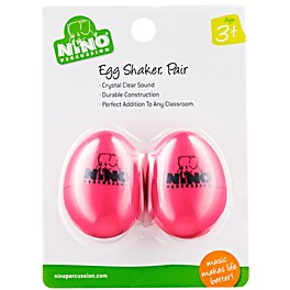 Nino Plastic Egg Shaker Pairs Aubergine Nino Plastic Egg Shaker Pairs Strawberry Pink