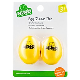 Nino Plastic Egg Shaker Pairs Yellow