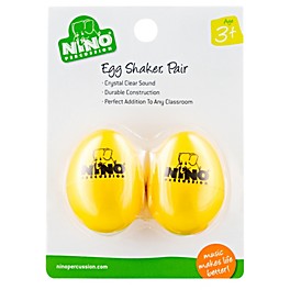 Nino Plastic Egg Shaker Pairs Aubergine Nino Plastic Egg Shaker Pairs Yellow