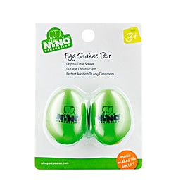 Nino Plastic Egg Shaker Pairs Grass Green