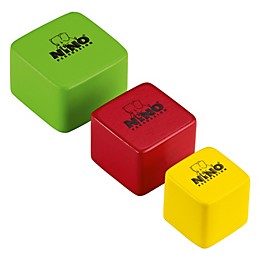 Nino Wood Shakers Square 3 Piece Set Multi Color