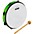 Nino ABS Tambourine w/Single Row of Jingles Grass Green 10 in. Nino ABS Tambourine w/Single Row of Jingles Grass Green 10 in.