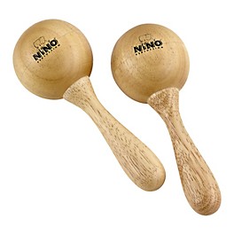 Nino Wood Maracas Natural Medium