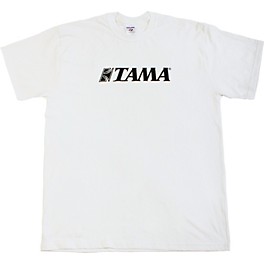 TAMA Classic Logo T-Shirt White Large TAMA Classic Logo T-Shirt White Double XL