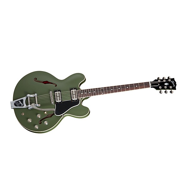 Gibson Chris Cornell 335  Electric Guitar with Bigsby Tremolo Olive Green