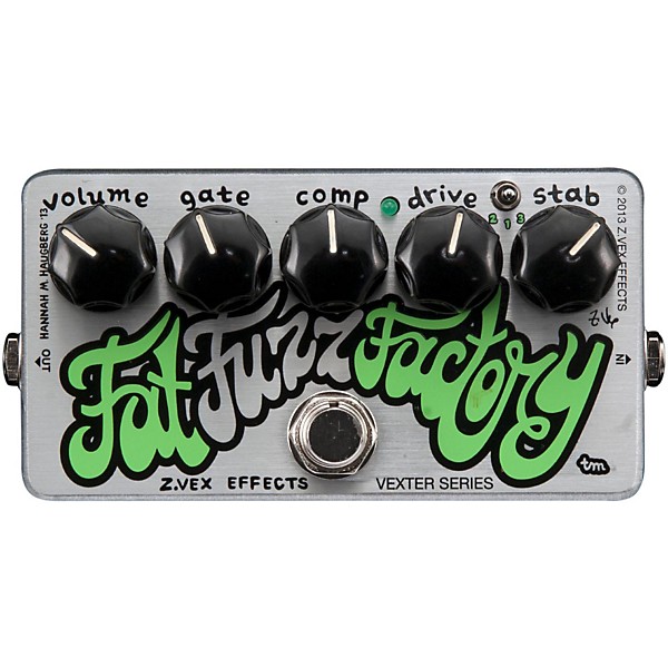 ZVEX Vexter Fat Fuzz Factory Guitar Effects Pedal