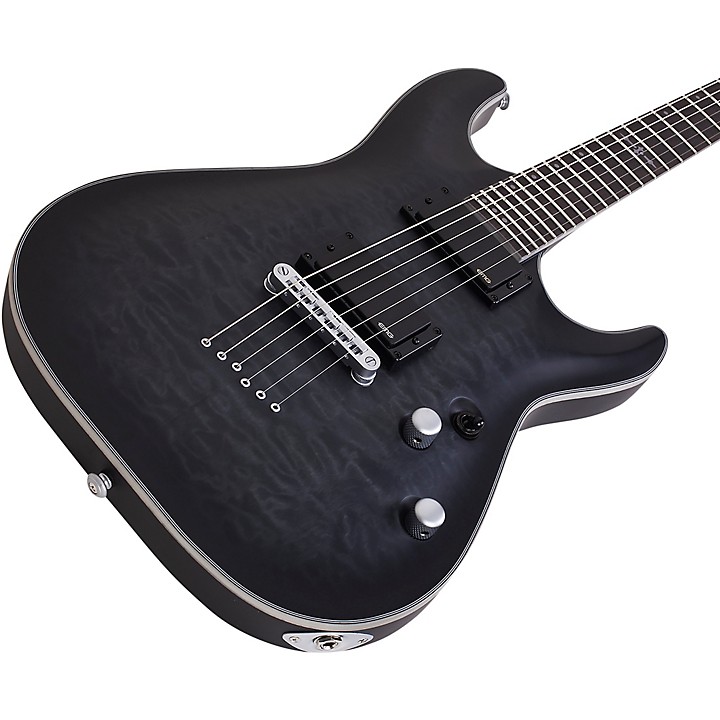 schecter c1 platinum translucent black