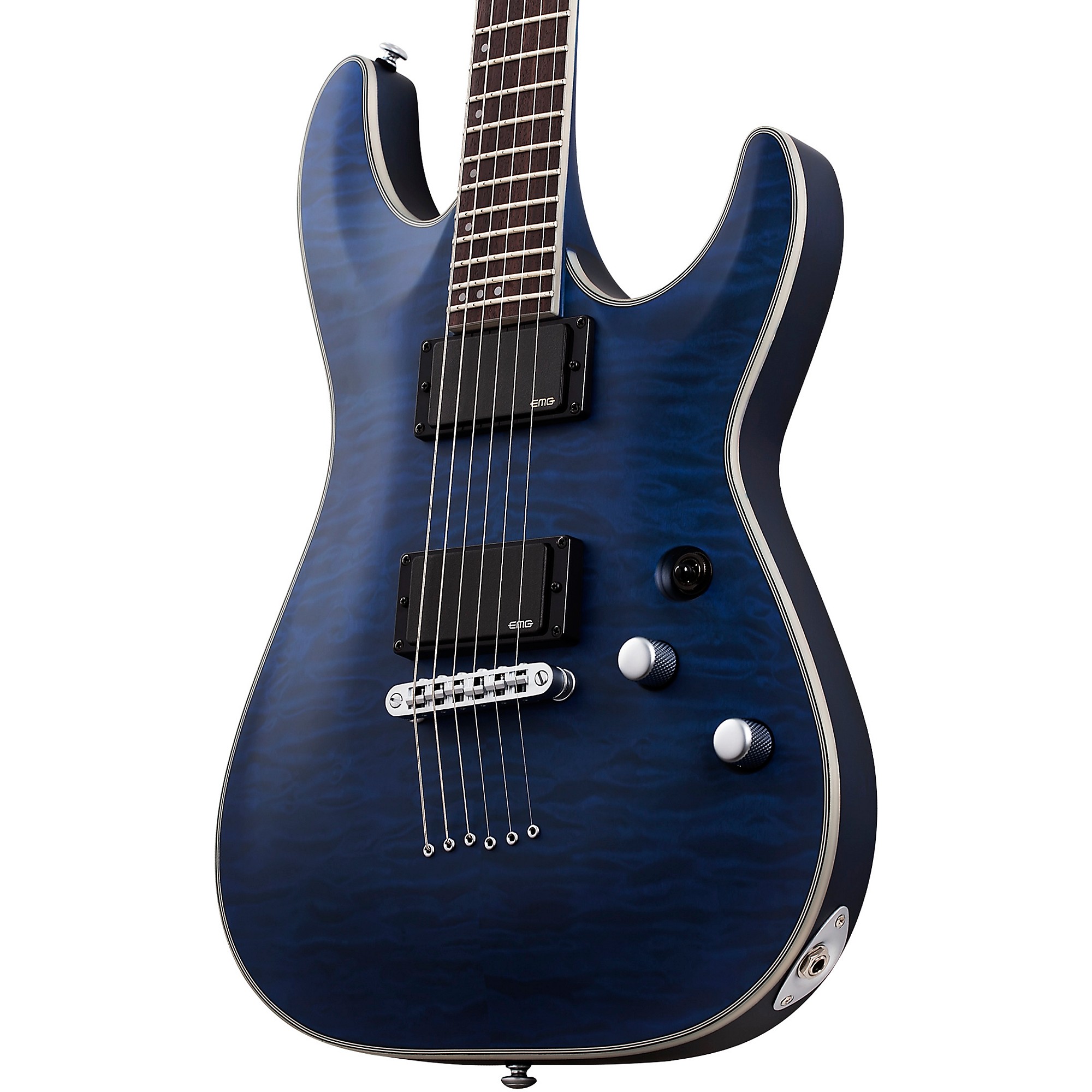 schecter c1 platinum blue