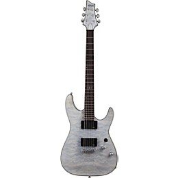 Open Box Schecter Guitar Research C-1 Platinum Electric Guitar Level 2 Transparent White Satin 197881132408