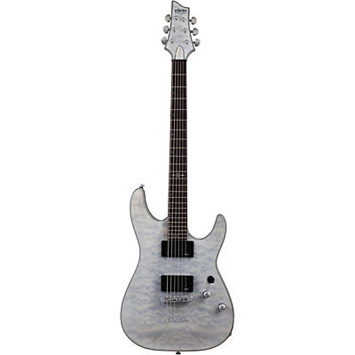 Schecter Guitar Research C-1 Platinum Electric Guitar Transparent White Satin for sale