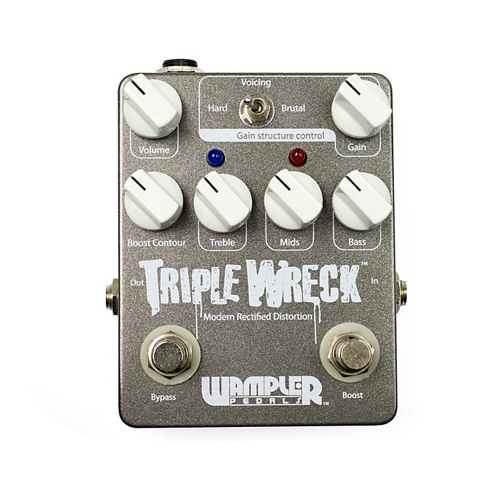 Wampler Triple Wreck Distortion Guitar Effects Pedal