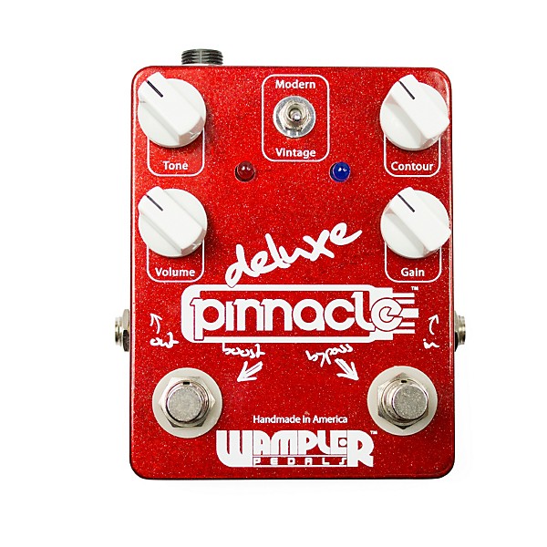 Open Box Wampler Pinnacle Deluxe Distortion Guitar Effects Pedal Level 1