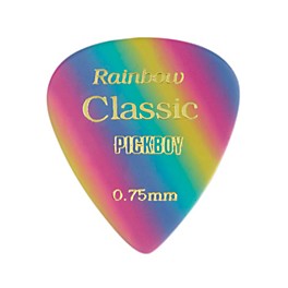 Pick Boy Vintage Pick Celluloid Rainbow (10-pack) .75 mm