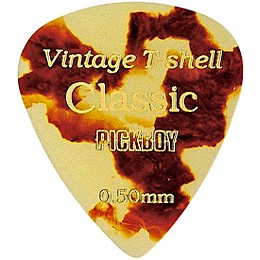 Pick Boy Vintage Pick Cellulose Tortoise-Shell (10-pack) .50 mm