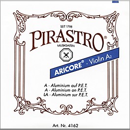 Pirastro Aricore Series Violin A String 4/4 Chrome Steel Pirastro Aricore Series Violin A String 4/4 Aluminum