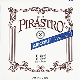 Pirastro Aricore Series Violin E String 4/4 Ball End Steel Pirastro Aricore Series Violin E String 4/4 Loop End Steel