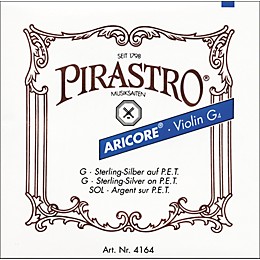 Pirastro Aricore Series Violin G String 4/4 Silver