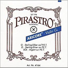 Pirastro Aricore Series Violin G String 4/4 Silver