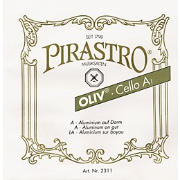 Pirastro Oliv Series Cello D String 4/4 - 26-1/2 Gauge
