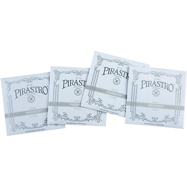 Pirastro Piranito Series Violin String Set 4/4 Size - A String Chrome Steel