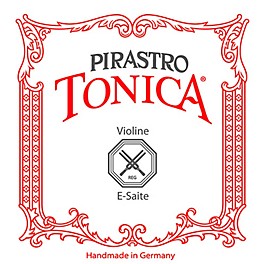 Pirastro Tonica Series Violin E String 4/4 Si... Pirastro Tonica Series Violin E String 4/4 Size Silvery Steel Weich Ball End