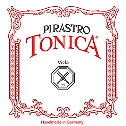 Pirastro Tonica Series Violin String Set 4/4 Size Medium - E String Steel / Alum Loop End