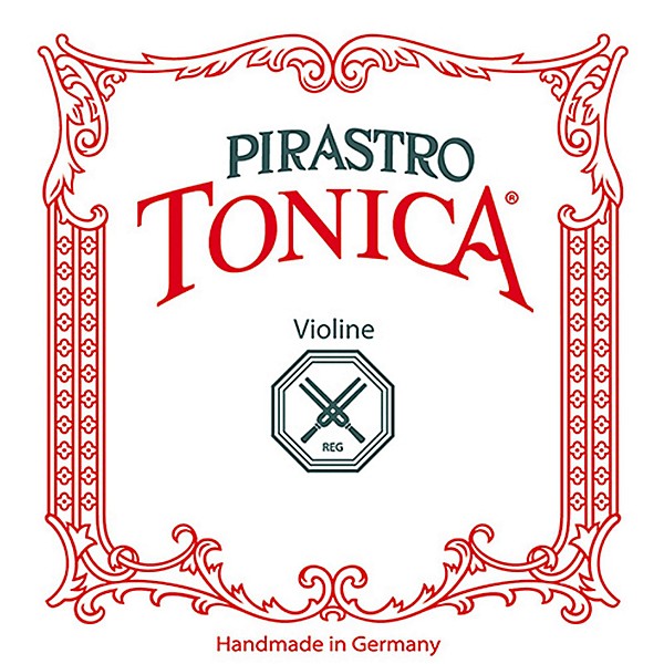 Pirastro Tonica Series Violin String Set 4/4 Size Weich - E String Silvery Steel Loop End