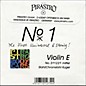 Pirastro Univeral No.1 Series Violin E String 4/4 String Loop End Thick