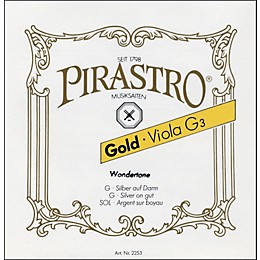 Pirastro Wondertone Gold Label Series Viola String Set 16.5 in. Full Size